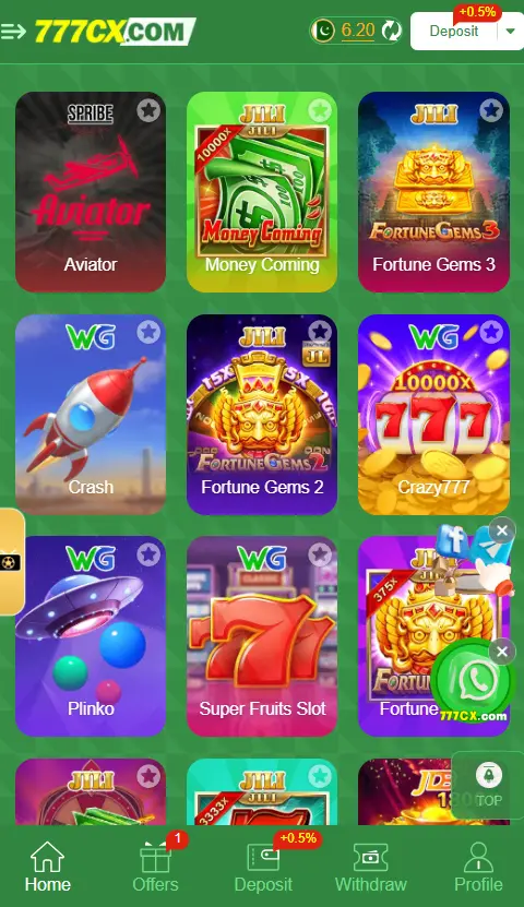 777CX Game Download