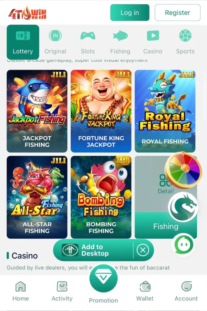 4TWIN Casino Download