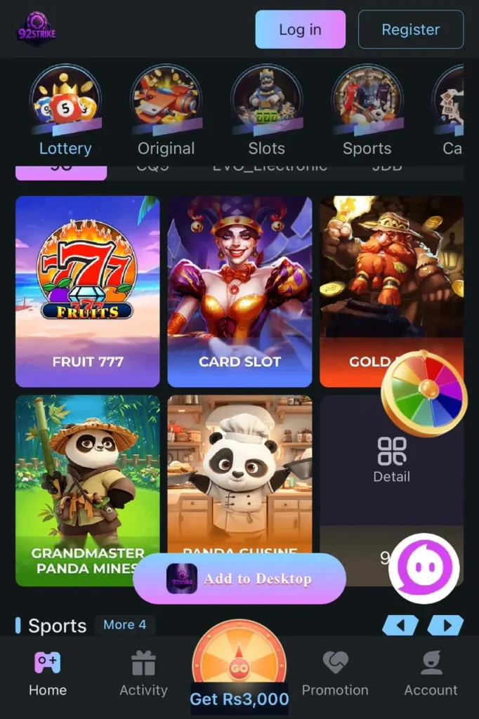 92Strike Game Download
